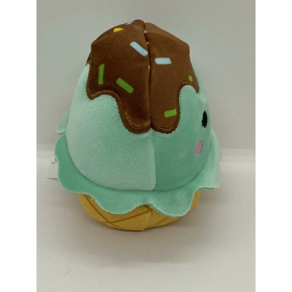 Kellytoy Squishmallow 5 Inch Easter Basket Plush | Maya the Mint Ice Cream